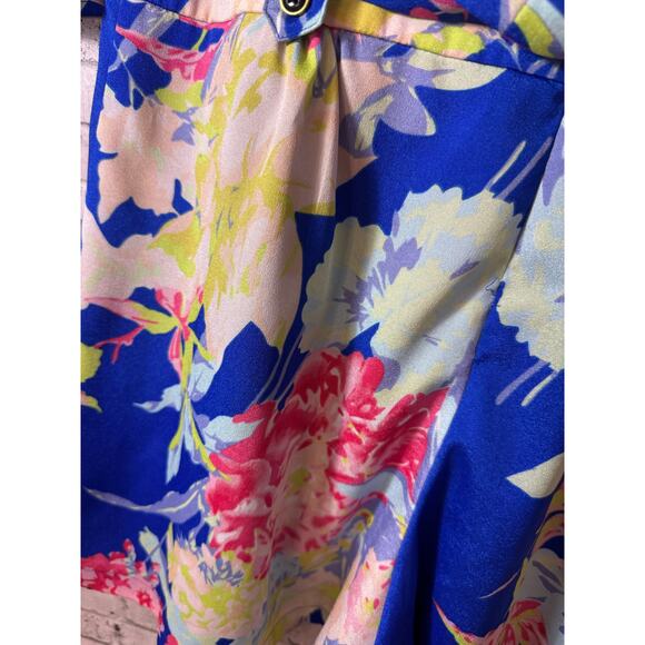Yumi Kim Vibrant Blue Floral Romper - Picture 6 of 6